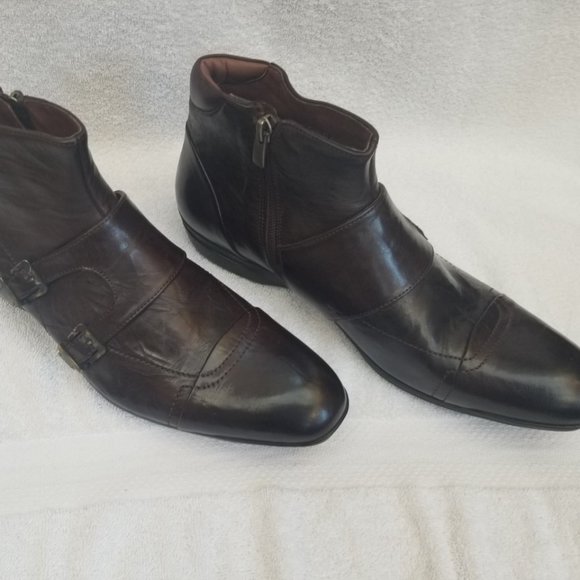 Imported new and unworn leather mens boots. - Picture 3 of 8